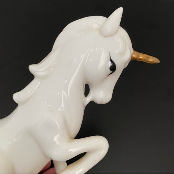 Vintage ENESCO Fine Bone China Porcelain 4.5” White Unicorn Figurine - Picture 13 of 14